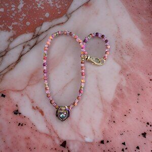 Purple Dragon Necklace ~ 20 inches